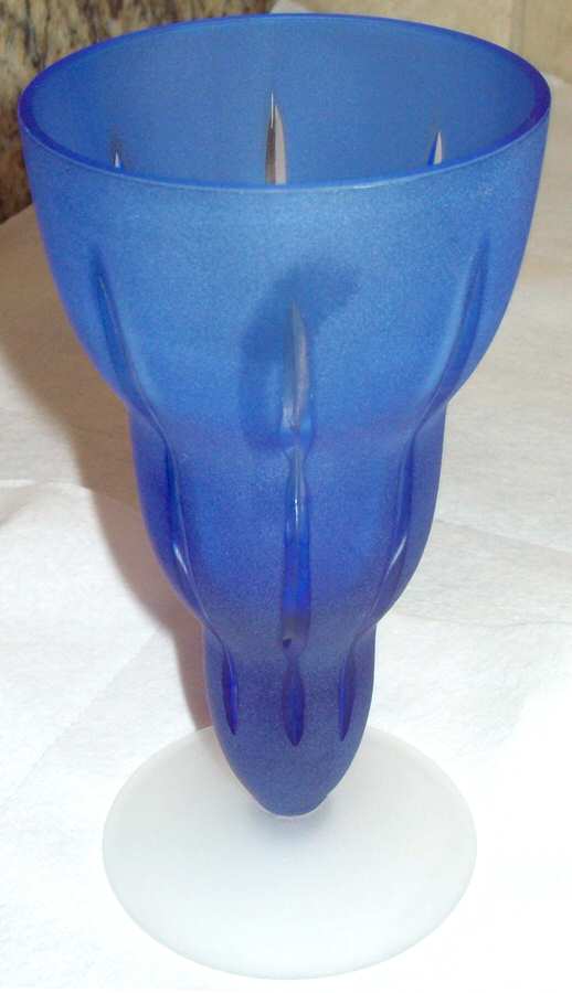 Radiance Cobalt 6" Flower Vase by Sasaki-1
