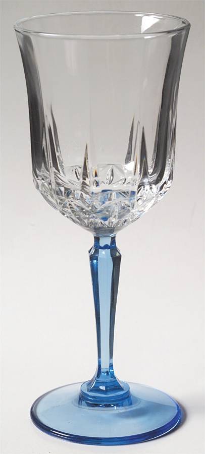 American Heritage Blue Water Goblet by St George-1