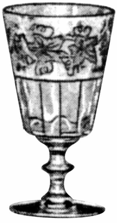Vintage Water Goblet by Stourbridge-1