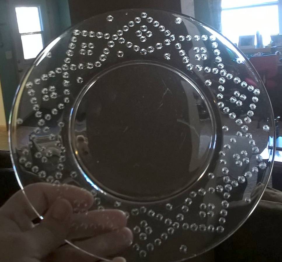 Candlewick Clear Luncheon Plate by Seneca-1
