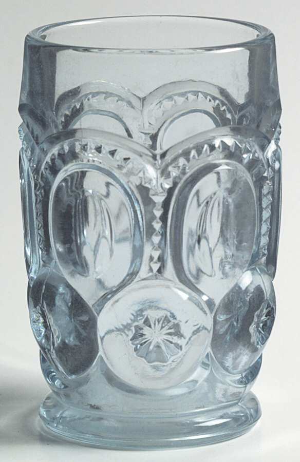 Moon and Star Light Blue 11 Oz Flat Tumbler by Smith Glass -1