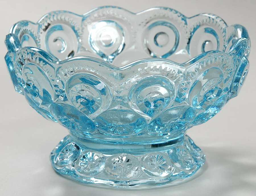 Moon and Star Light Blue Small Footed Nappy by Smith Glass -1