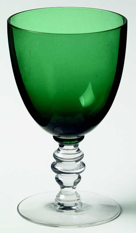 905 Green Water Goblet by Seneca-1