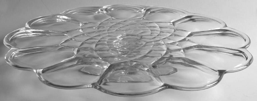 Dominion Clear Round Cake Stand by Smith Glass -1