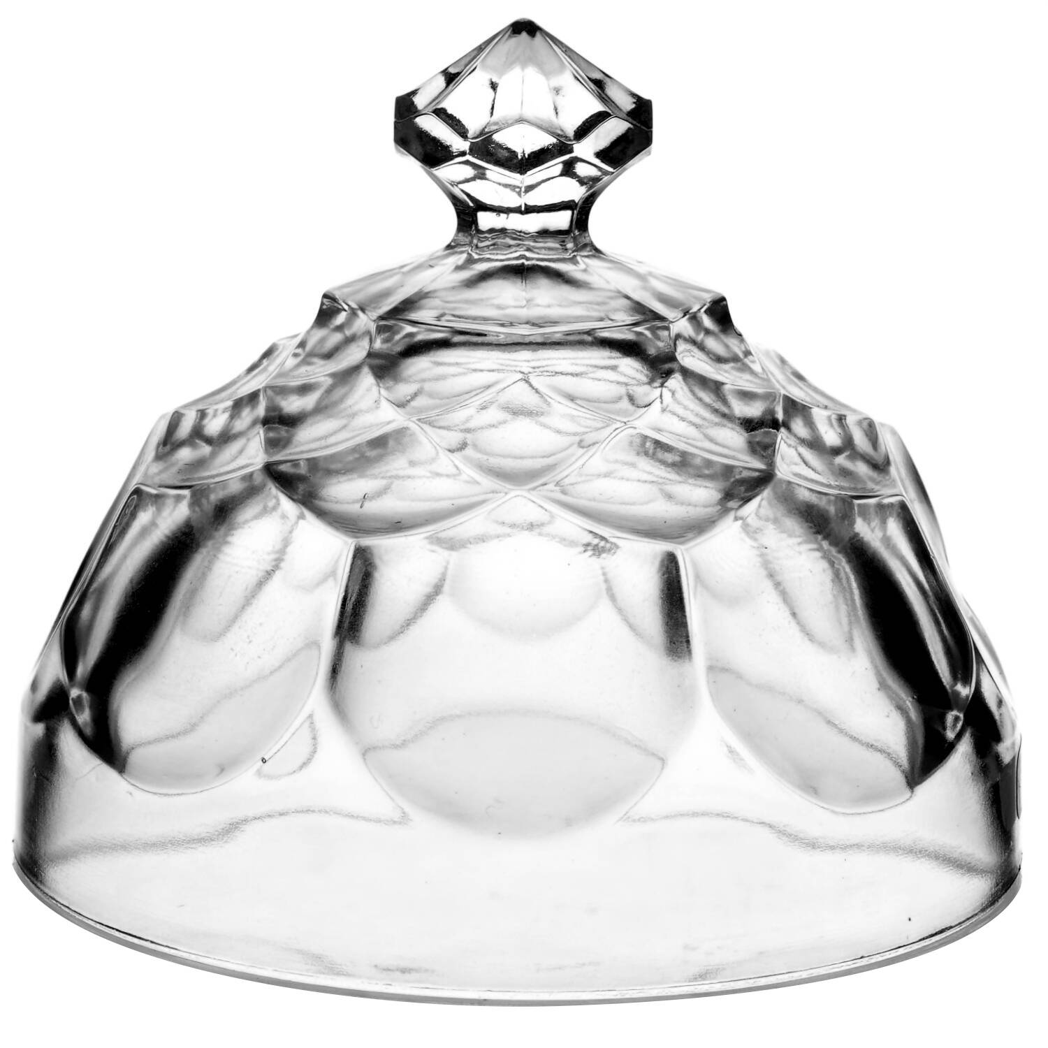 Dominion Clear Lid for Round Butter by Smith Glass -1