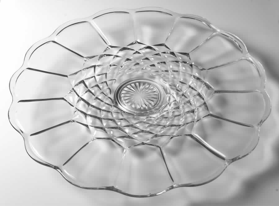 Dominion Clear Large Torte Plate by Smith Glass -1