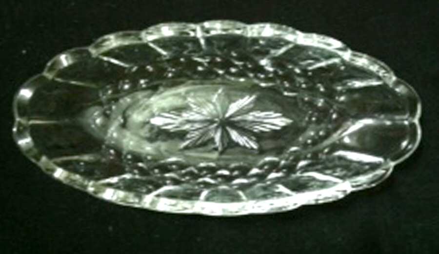 Dominion Clear Pickle Dish by Smith Glass -1