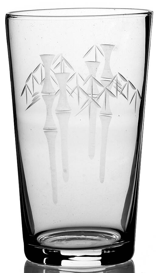 Bamboo (Smooth Straight Stem) 10 Oz Flat Tumbler by Sasaki-1