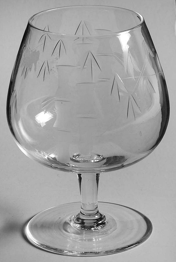 Bamboo (Smooth Straight Stem) Brandy Glass by Sasaki-1