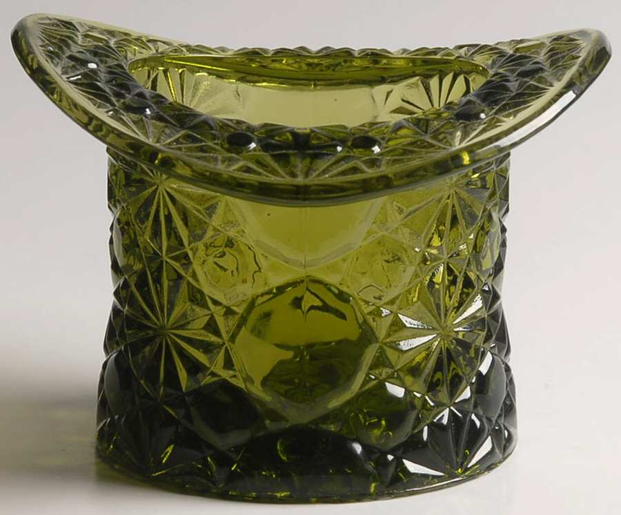2371 (Various Colors) 3" Topper (Top Hat) by Indiana Glass-1