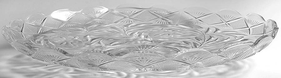Holiday Punch Bowl Underplate by Smith Glass -1