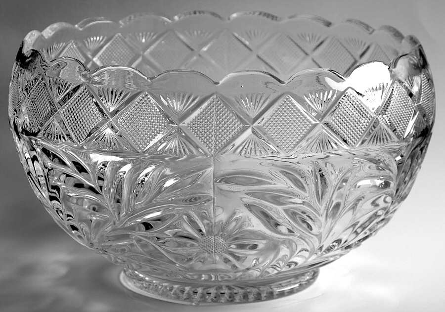 Holiday Punch Bowl by Smith Glass -1