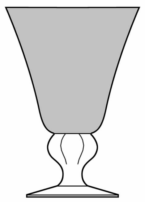 Astrid Smoke Water Goblet by Swedish-1