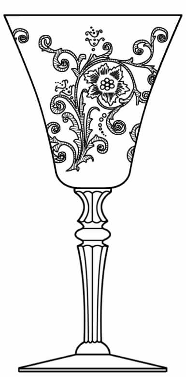 1488-4 Water Goblet by Seneca-1