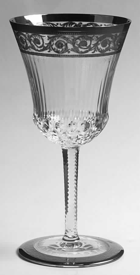 Thistle Platinum Water Goblet by St Louis-1