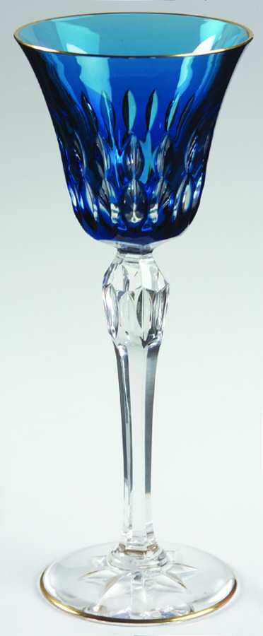 Stella (Gold Trim) Dark Blue Hock Wine by St Louis-1