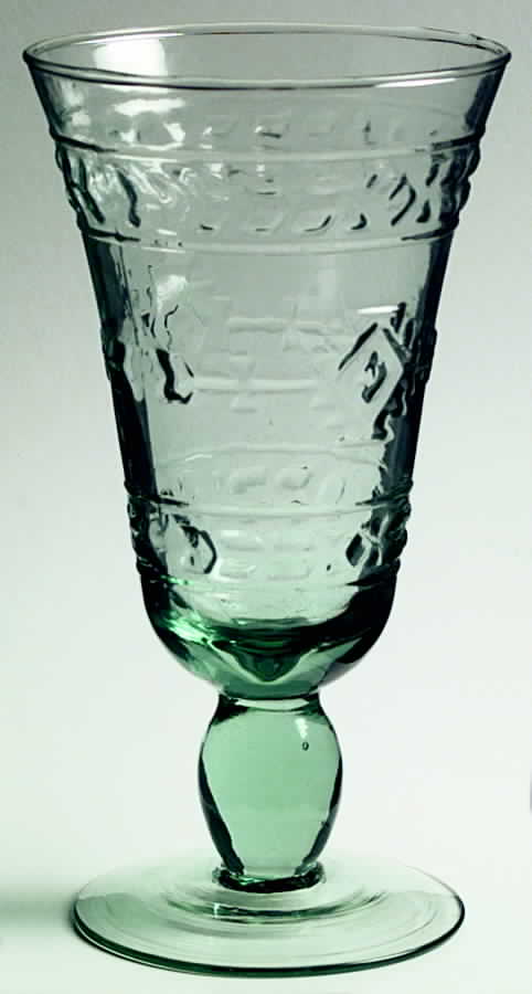 Adirondack Green Water Goblet by Studio Nova-1