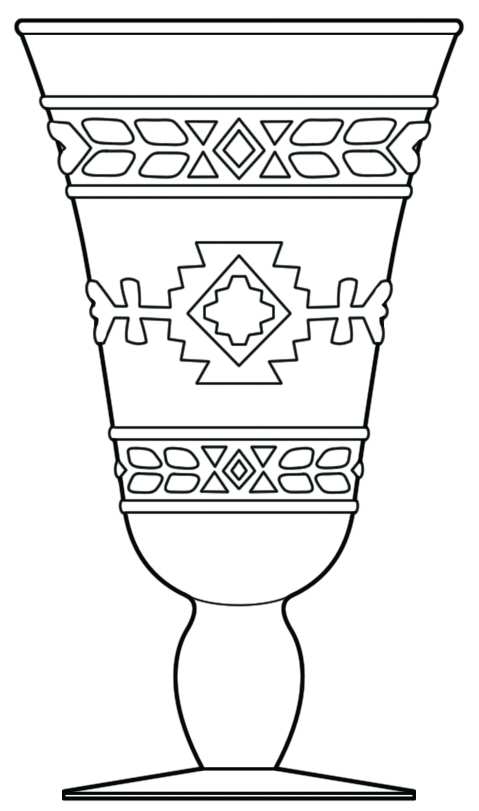 Adirondack Clear Water Goblet by Studio Nova-1
