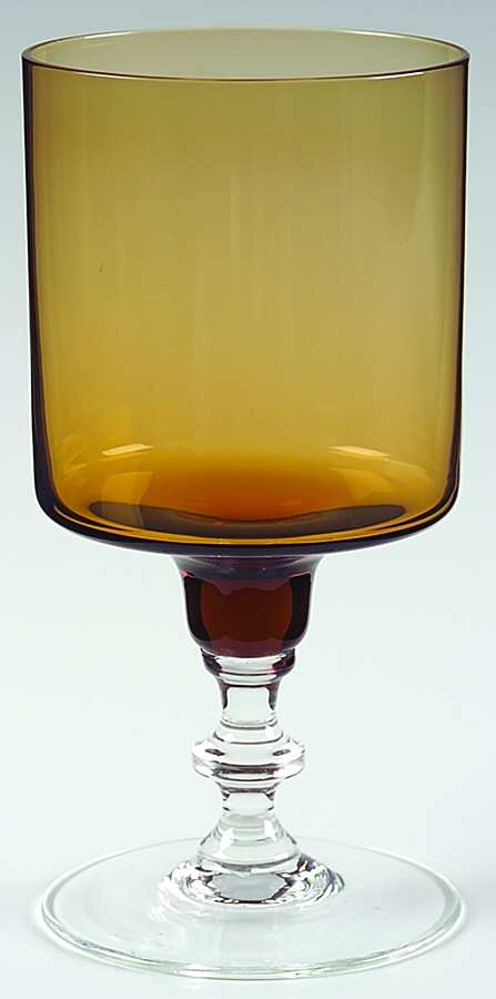 Regency Amber Water Goblet by Sasaki-1