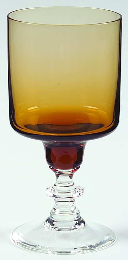 Regency Amber Wine Glass by Sasaki-1