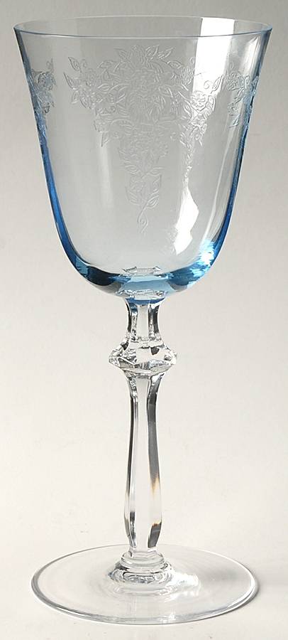Alexandra Blue Water Goblet by Sasaki-1