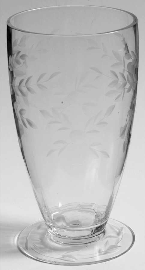 Cut 136 10 Oz Footed Tumbler by Standard Glass-1