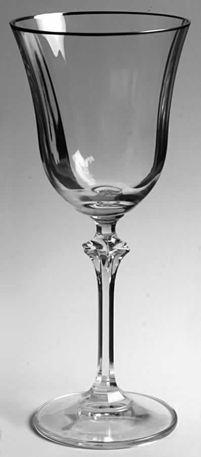 Fedora (Platinum Trim) Water Goblet by Spiegelau-1