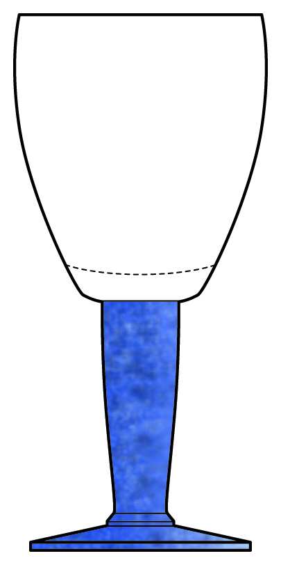 Stardust Cobalt Blue All Purpose Wine by Sasaki-1