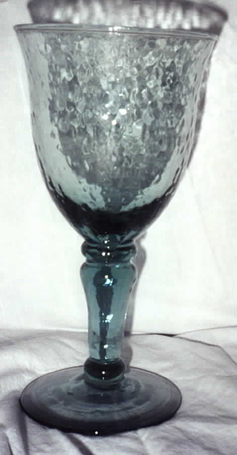 Hammered Smoke Water Goblet by Studio Nova-1