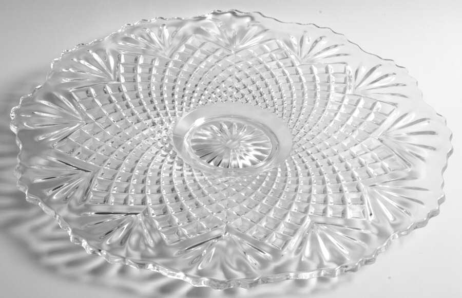 Pineapple 16" Torte Plate by Smith Glass -1