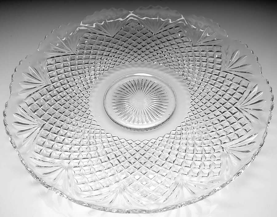Pineapple Punch Bowl Underplate by Smith Glass -1