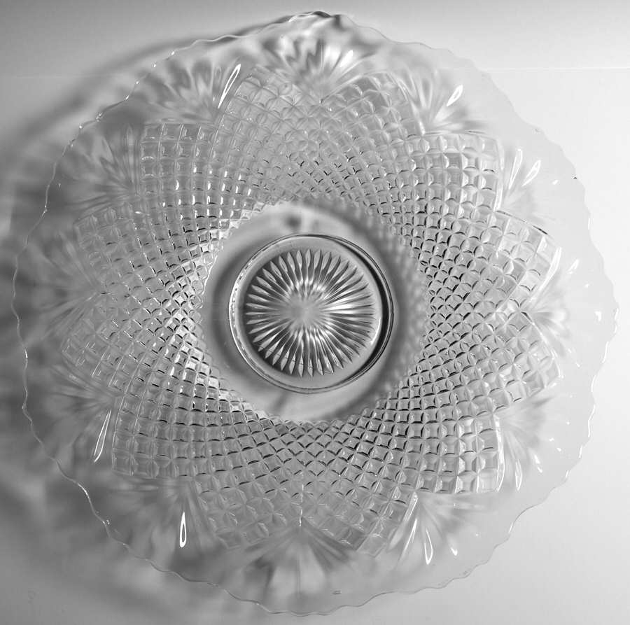 Pineapple Punch Bowl Underplate by Smith Glass -1