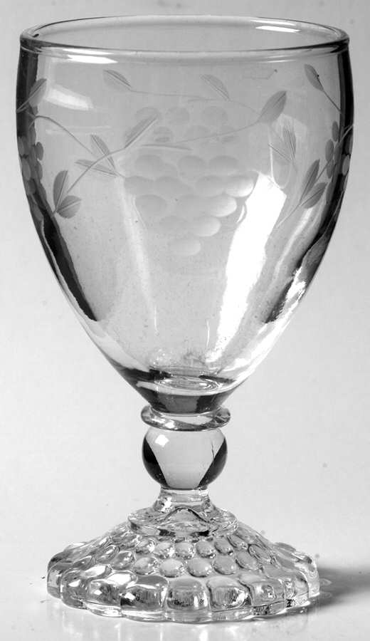 Grape (Cut 3, Stem #336) Juice/Wine Glass by Standard Glass-1