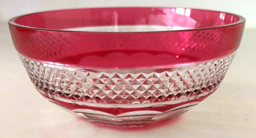 Trianon Ruby Finger Bowl by St Louis-1
