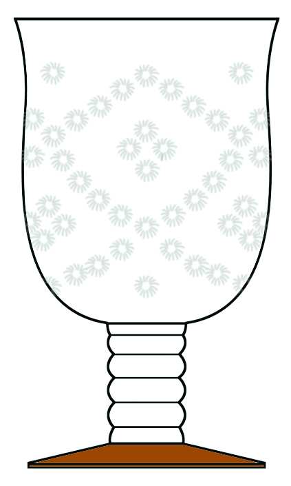 Candlewick Amber Water Goblet by Seneca-1