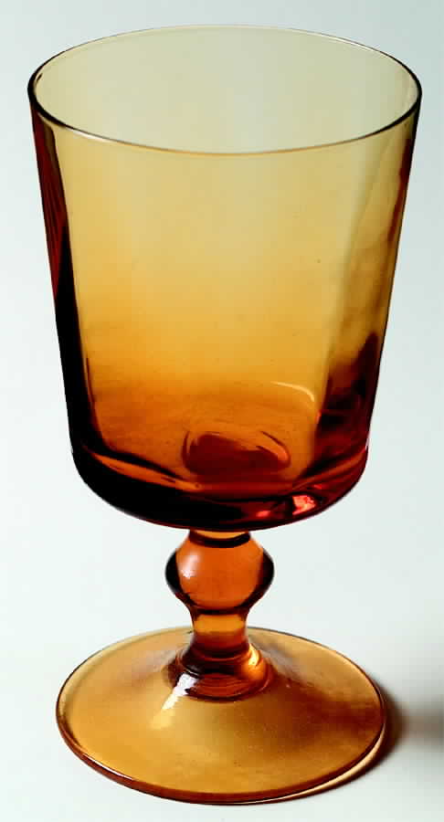 Heritage Amber Water Goblet by Schmid-1
