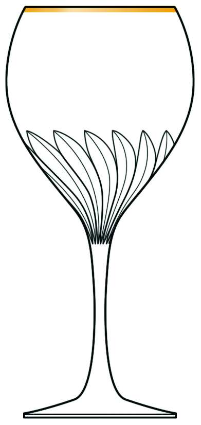Castello Gold Water Goblet by Spiegelau-1