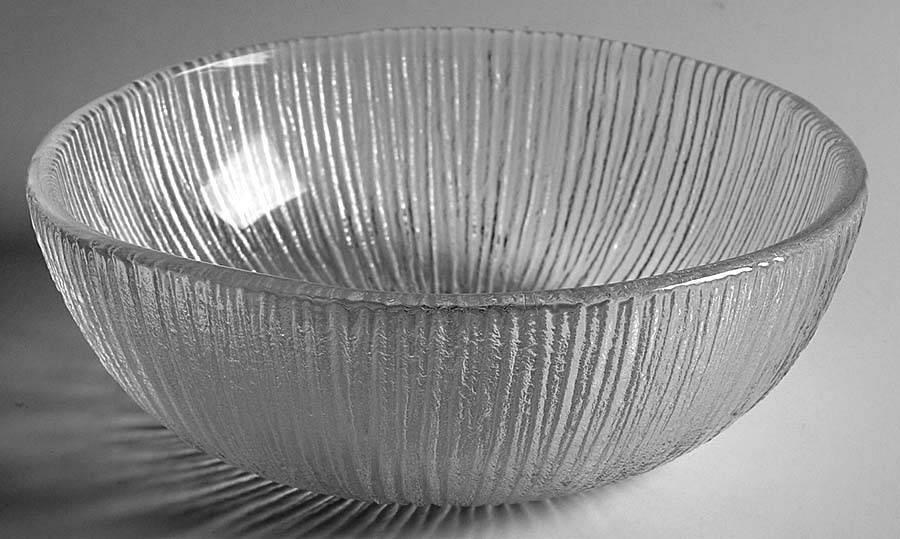 Rain Glass Clear 7" Round Bowl by Sasaki-1