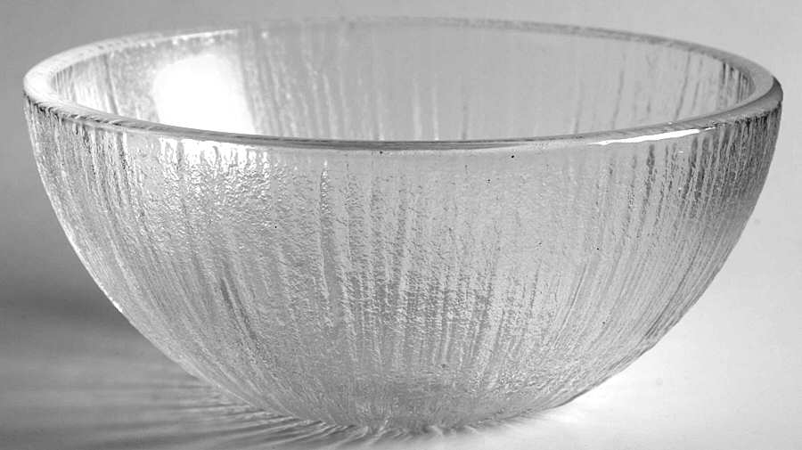 Rain Glass Clear 5" Round Bowl by Sasaki-1