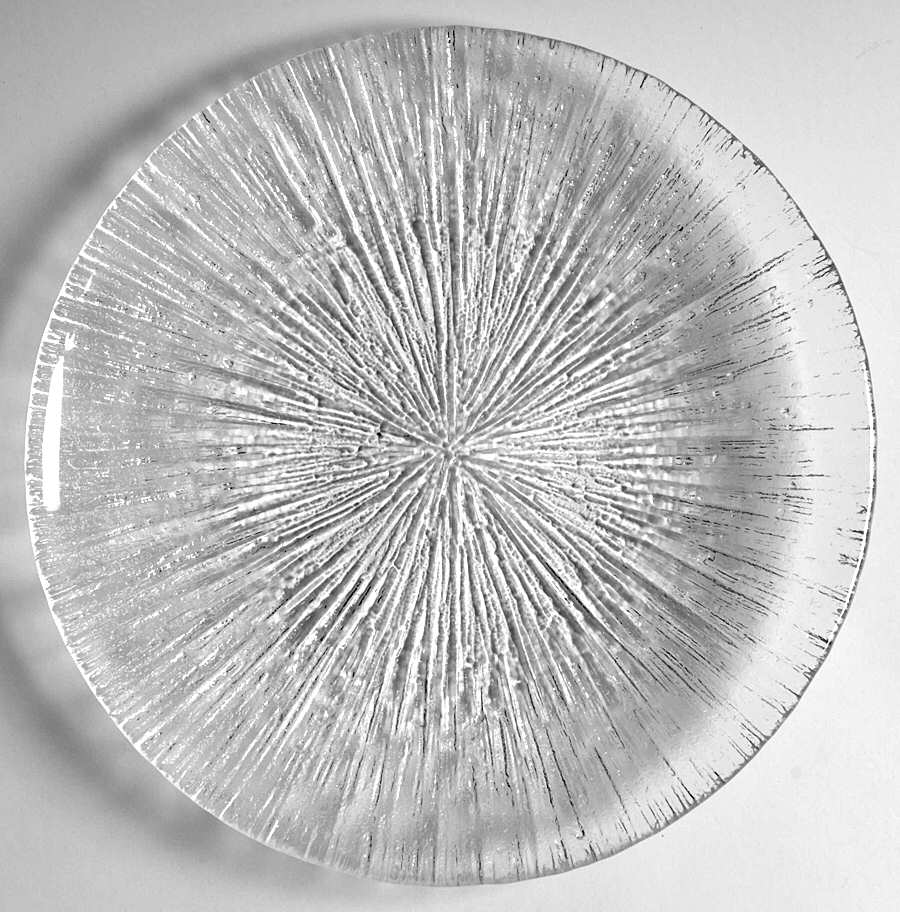 Rain Glass Clear 7" Salad Plate by Sasaki-1