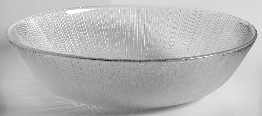 Rain Glass Clear 10" Round Bowl by Sasaki-1
