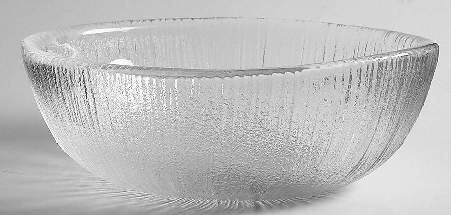 Rain Glass Clear Cereal Bowl by Sasaki-1