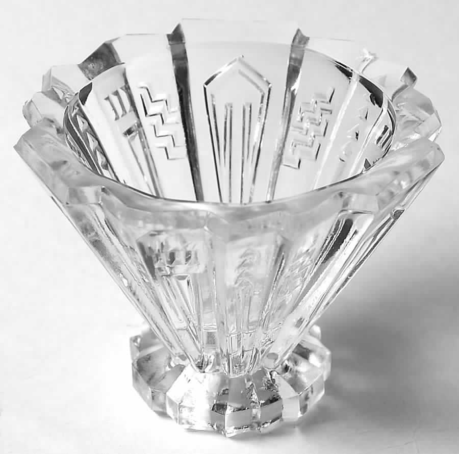 Wigwam Clear Single Light Candlestick by Smith Glass -1