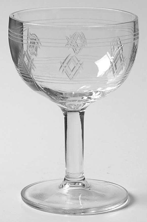 Criss Cross Bands Liquor Cocktail by Standard Glass-1