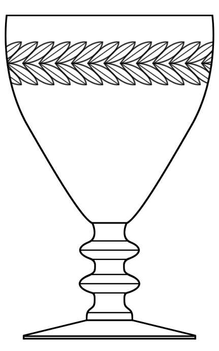 3050-5 Water Goblet by Seneca-1