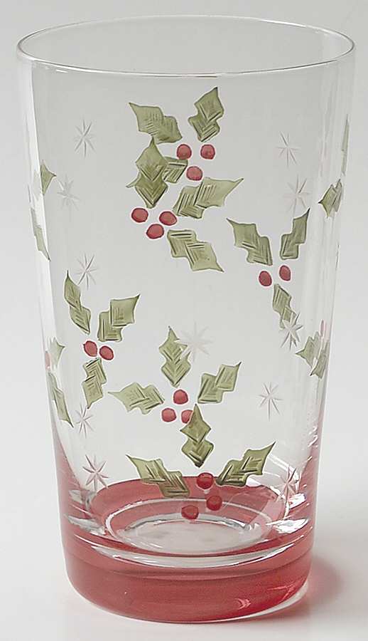 Holly Berry Red Highball Glass by Studio Nova-1