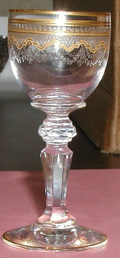 Beethoven Cordial Glass by St Louis-1