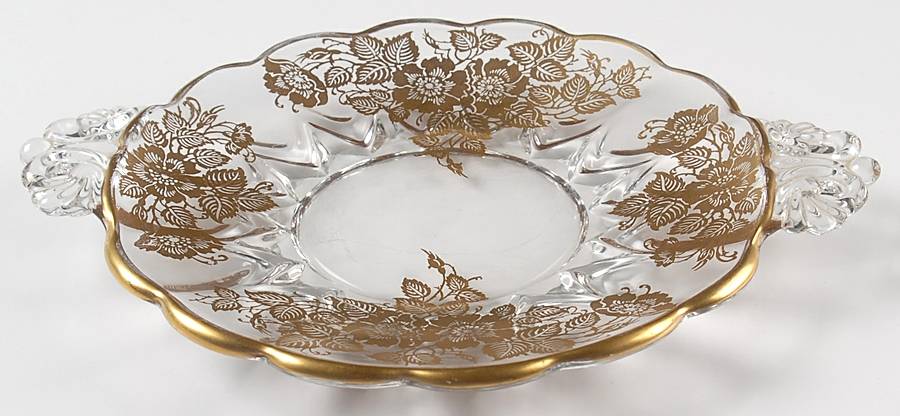 Queens Rose 7" 2 Handled Plate by Silver City-1