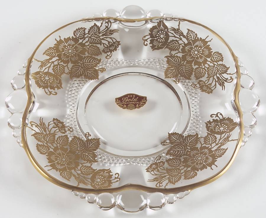 Queens Rose Lemon Plate by Silver City-1