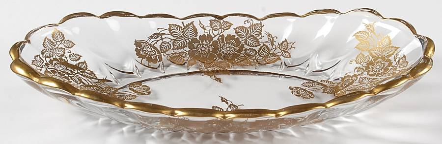 Queens Rose 11" Oval Celery by Silver City-1